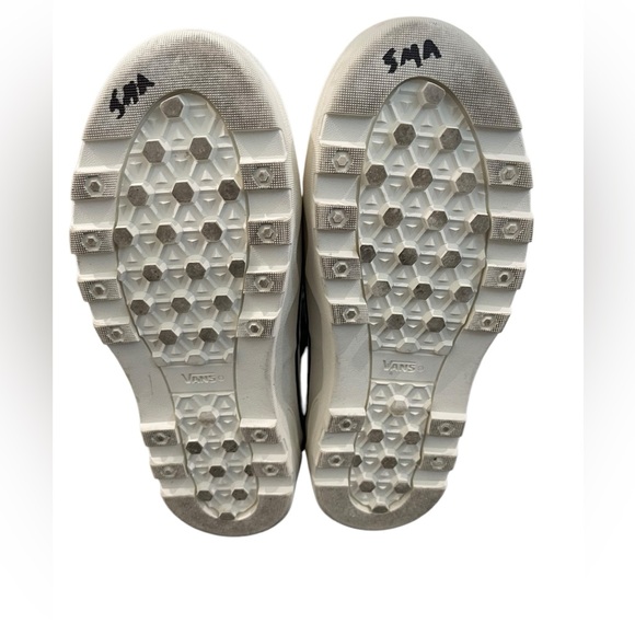 VANS Sentry WC Waffle Cup Marshmallow Checkerboard Hi Top Sneakers Rare Sz 6.5 - Picture 8 of 16